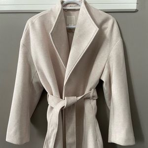 H&M Off-White Trench Coat